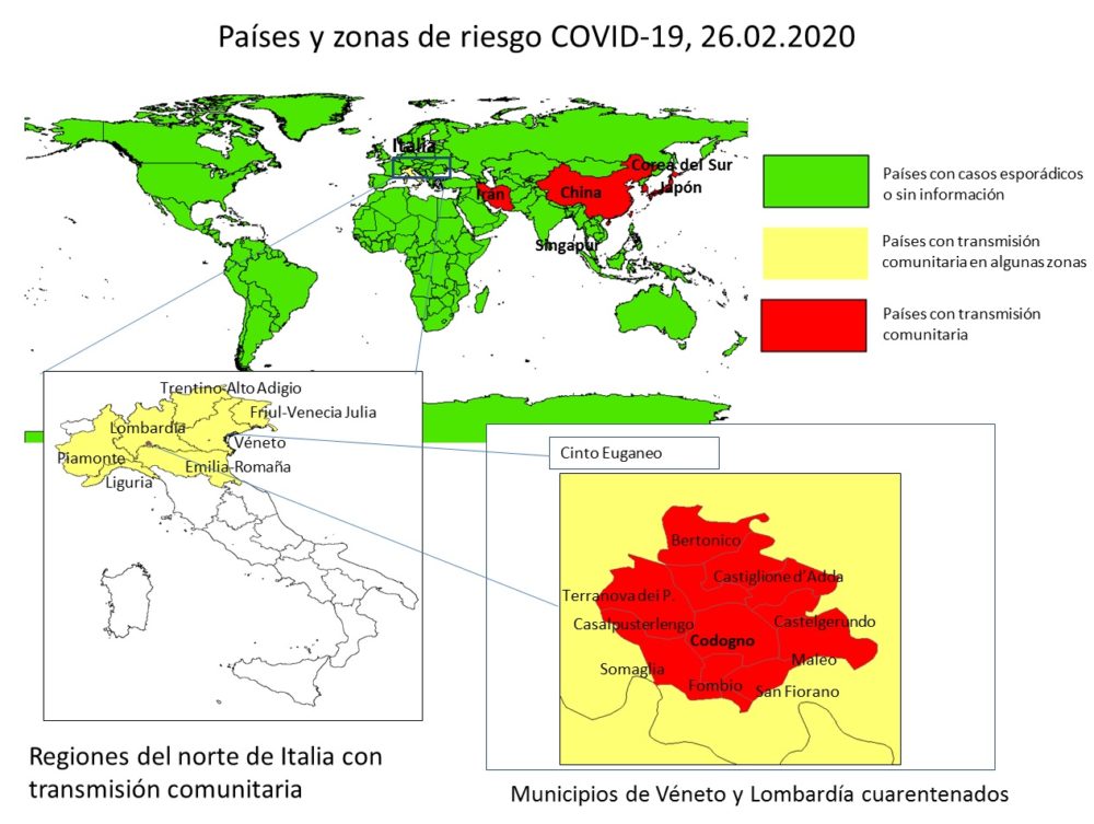 Mapa Mundial Del Coronavirus Covid 19 Cantabria Directa